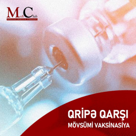 MediClub klinika şəbəkələrində qripə qarşı mövsümi vaksinasiya başlayır!